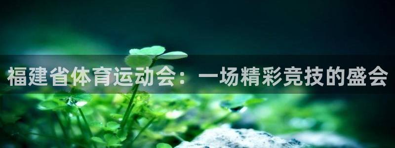 制胜体育app官网：福建省体育运动会：一场精彩竞技的盛会